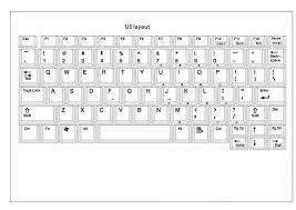 Printable Keyboard Layout Template Laptop Keyboard Keyboard Diy Laptop