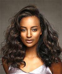 Christina Chong Long Wavy Black Hairstyle