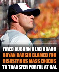 Cal offensive coordinator Bryan Harsin is reportedly responsible for a mass  exodus to the transfer portal in recent days... Does this signal a  disastrous season ahead for the Cal Bears? Full story