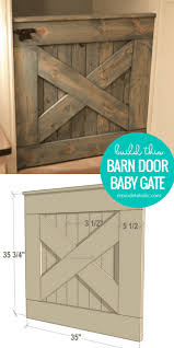 12 diy dog gate plans: Diy Wooden Barn Door Baby Gate Building Plans