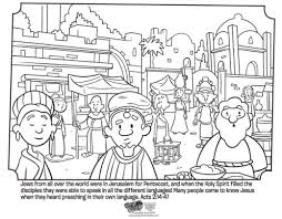 People At Pentecost Whats In The Bible Preschool Bible Activities Bible Coloring Pages Pentecost