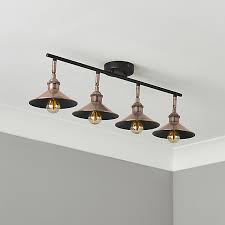 The menu has a wide range of appetizers, entrees, specialty drinks and large wine. Bureau Satin Black Copper Effect Mains Powered 4 Lamp Spotlight Bar Diy At B Q