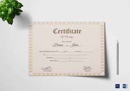 Propose and enjoy your cyber marriage experience. 17 Printable Marriage Certificate Free Premium Templates
