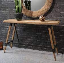 Studio Industrial Trestle Console Table Metal Console Table Furniture Table Furniture