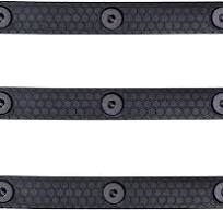 Slate Black Industries M-LOK 3-Slot Rail Cover Polymer Black 3PK