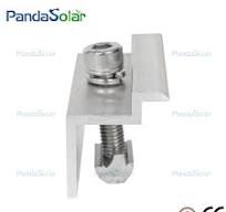 Ready to Ship Solar PV Structure Anoodized Black/Silver End Clamp to Fix  Solar Panels