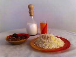 نتیجه تصویری برای خورش قیمه خلال و زرشک