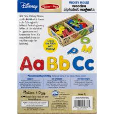 Get best deals on mainstays abc magnets, 26 piece delivery from walmart in austin, georgetown, round rock, cedar creek, del valle, spicewood, pflugerville, . Disney Mickey Mouse And Friends Wooden Alphabet Magnets Walmart Com