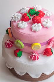 Birthday Cake Similar Foods Play Birthday With Fake Cake In Fun Felt Details Such Fun Games With Pretend Birthday Play This Big Fake Food Birthday Birthday Ca Fake Cake Big Cakes Cake
