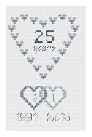 Instead of the same old boring gift, why not stitch an elegant cross stitch with the date they were married. Wedding Anniversary Cross Stitch Patterns