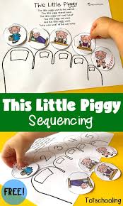 This Little Piggy Sequencing Nursery Rhymes Activities Nursery Rhymes Preschool Nursery Rhyme Crafts