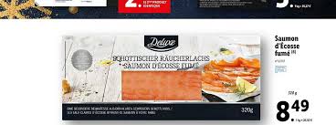 Offre Saumon D Ecosse Fume Chez Lidl
