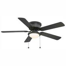 White with white and black with black or blue. Hugger Al383led Bk 52 Inch Ceiling Fan With Led Light Black For Sale Online Ebay