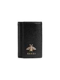 Shop Black Metallic Gucci Bee Detail Leather Key Case With Express Delivery Farfetch We have found 35 gucci bee logos. gucci