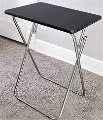 Its durability and strength as well as aesthetic appeal is what lures people. Amazon Com Ehemco Folding Tv Tray Tables Black Set Of 2 Kitchen Dining