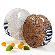 Circle Rattan Handbag Makeyourmark Summerdesignerhandbags Rattan Handbags Handmade Bags Rattan Bag