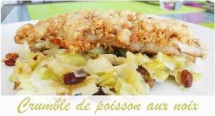Crumble De Cabillaud Aux Noix Et Cantal Fondue De Poireau Sucree Salee Chefnini Recette Fondue De Poireaux Alimentation Recettes De Cuisine