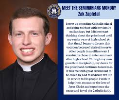 Meet Our Seminarian: Ryan Gaudet! Ryan is a seminarian from St. George  parish in Baton Rouge. He is currently in his first year of the  Propaedeutic Stage of seminarian formation at St.