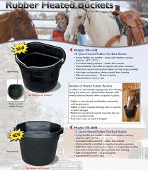 Check out results for heated water bucket horses Heated Rubber Flat Back Bucket Statelinetack Com