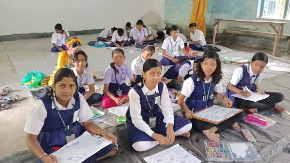 কলাগেছিয়া স্কুলে সেবা সংকল্প উদযাপন এবং নবীনবরণ ও বৃত্তি প্রদান অনুষ্ঠান।
