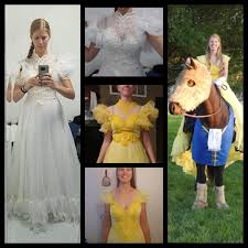 Diy Belle From Beauty And The Beast Old Wedding Dresses Mermaid Dresses Wedding Gowns Mermaid