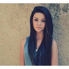 A Girl With Midnight Black Hair And Dark Black Eyes Long Hair Girl Black Hair Blue Eyes Black Hair Blue Eyes Girl