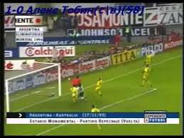 Australia was hoping to play in the fifa world cup for the first time since 1974, and argentina was hoping to qualify after reaching the fifa world cup final three times in the previous four fifa world cups. Qwc 1994 Argentina Vs Australia 1 0 17 11 1993 Youtube