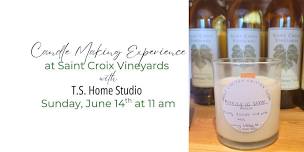 Candle Making Experience at Saint Croix Vineyards