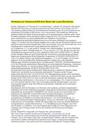 Mit neuen antikoagulantien umgehen lernen. Persistence Of Borrelia Burgdorferi Sensu Lato In Patients With Lyme