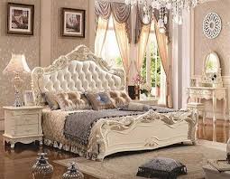 French Leather Double Bed Furniture Bed Furniture Quality Bedroom Furniture Luxury Bedroom Design