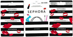 Get free shipping on orders of $50 or send your egift card through email. Sephora Gift Cards For Sale Ebay
