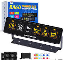 Wireless 6 Gang Switch Panel Light Relay System ON-Off Remote Control Box Latest