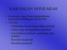 Karya tulis ilmiah merupakan suatu karya tulis yang dihasilkan dari. Penulisan Karya Ilmiah 1 Penulisan Ilmiah Karangan Ilmiah