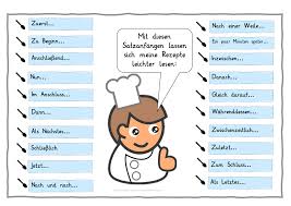 Satzanfange Rezept Aushang Merkblatt Unterrichtsmaterial In Den Fachern Daz Daf Deutsch Satzanfange Merken Einfache Satze