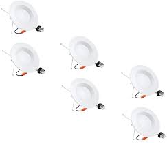 For help choosing the right light for your space, check out our. Buy 5 6 Inch Led Can Lights 6 Pack Led Recessed Lights Dimmable Retrofit Led Recessed Lighting Fixture Led Downlight 15w 5000k Daylight White Energy Star Etl 5000k Daylight White 6 Pack Online In
