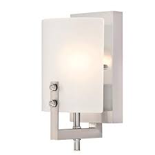 The industrial wall sconces are perfect décor for a beautiful house that adds a touch of industrialized feel to the living room, family room, office, bedroom, girl's room, den, bedside sofa, etc. Get The Westinghouse Lighting 6369500 Enzo James One Light Indoor Wall Sconce Light Fixture Brushed Nickel Finish With Frosted Glass From Amazon Now Accuweather Shop