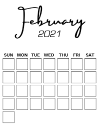 Cute Free Printable February 2021 Calendars 6 Pretty Designs Calendarkart 2021 Calendar Calendar Calendar Printables