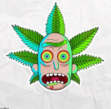 Rick and morty by that70shippie (cool pictures trippy. Stoned Rick And Morty Weed Wallpaper Novocom Top