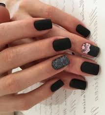 Coffin Short Matte Black Acrylic Nails Top Acrylic Nails Short Coffin Matte Black Reviews 80 Shortnailsartdesign Short Acrylic Nails Acrylic Nail Designs Prom Nails