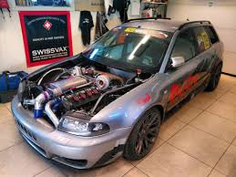 Audi Rs4 With A Twin Turbo 4 2 L V8 Audi Audi Rs4 Audi Wagon