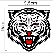 87 gambar harimau keren hitam putih paling hist gambar pixabay. Sticker Cutting Kepala Gambar Macan Stiker Kepala Harimau Putih Shopee Indonesia