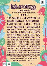 Lolla berlin kicked off in 2015 with a lot of noise and sun, claiming new ground in one of the greatest each year, the german edition of lollapalooza fuses tons of international and nationally known acts. Das Line Up Ist Komplett Lollapalooza Am 08 09 2018 In Berlin Ruhrbarone