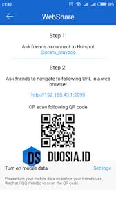 Enter 192.168.43.1 into your browser's address bar (url bar). 4 Cara Mengirim File Dari Hp Android Ke Pc Laptop 2021