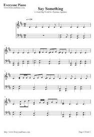 Say Something Stave Preview 1 Free Piano Sheet Music Piano Chords Piano Sheet Music Free Piano Sheet Music Jazz Piano