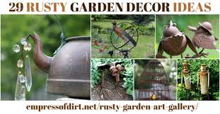 Hd00:18a gardener sprays a flowering cherry tree in the garden in the spring against pests and diseases. 29 Rusty Garden Junk Art Ideas Empress Of Dirt