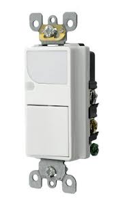 Leviton 6526 W 15 Amp 120v Ac Combination Decora Switch With Led Guide Light White 9 07 Impact Resistant Face And Body L Decora Switches Leviton Light Sensor