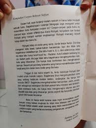 Kita bisa membuat contoh cerpen persahabatan sendiri berdasarkan pengalaman. Review Buku Pelayaran Tristan Kumpulan Cerpen Karya Rohyati Sofjan Dian Restu Agustina