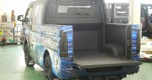 ハイエース ピックアップトラック wキャブ 荷台保護に塗装式ベッドライナーline x toyota hiace ピックアップトラック 荷台 ハイエース 荷台
