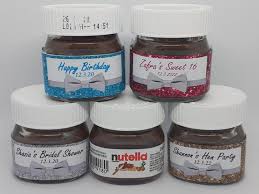 The custom label is printed in the trademark. Party Supplies Nutella Party Favor Custom Nutella Sticker Custom Nutella Love Label Party Favor Personalized Nutella Labels Heart Mini Nutella Labels Paper Party Supplies