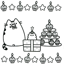 Janet stever's charming christmas and holiday art is now available for licensing onto a wide array of products. Pusheen Coloring Pages Best Coloring Pages For Kids